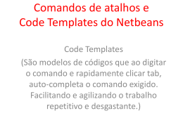 Code Templates para NetBeans