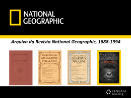Arquivo da Revista National Geographic, 1888-1994