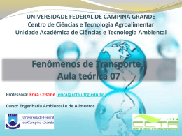 manômetros - Universidade Federal de Campina Grande