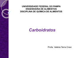 Carboidratos 2 - Cursos da Unipampa