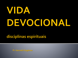 Disciplinas espirituais - Global Training Resources