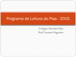 Programa De Leitura Do Pisa - 2015-1