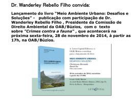 Dr. Wanderley Rebello Filho convida