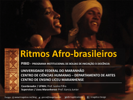 Apresentação - Curso de Música - Universidade Federal do Maranhão