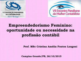 Empreendedorismo Feminino - CRC-PB