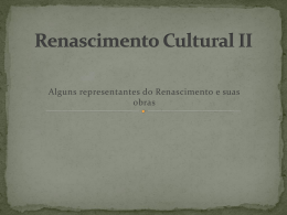 Renascimento Cultural II Leonardo Da Vinci (1452
