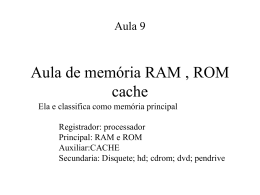 Memoria Ram Rom Cache