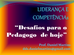 - Prof. Daniel Martins