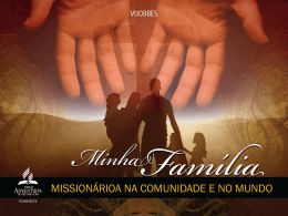 4019 minha familia missionaria na comunidade e no mundo