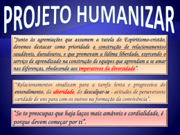 do Projeto Humanizar