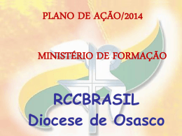 4 – Plano de Acao 2014 – Diocese Osasco