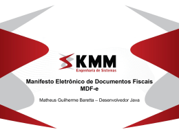 Manifesto Eletrônico de Documentos Fiscais MDF-e