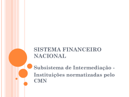 Instituições Financeiras Não Bancárias Bancos de