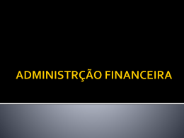 ADMINISTRÇÃO FINANCEIRA - CRA-MA