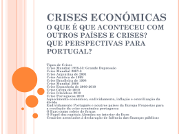Crise económica portuguesa I