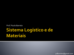 Sistema Logistico e de materiais