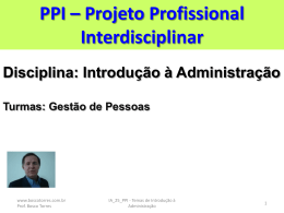 PPI_IA_01_Temas de Introdução à Administração