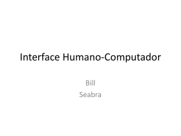 Interface Humano-Computador