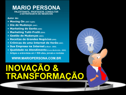 MARIO PERSONA Comunicação & Marketing www