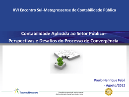 Contabilidade Aplicada ao Setor Público - CRC-MS