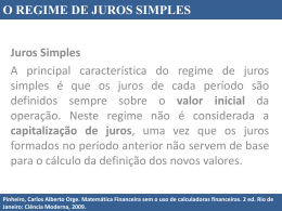 Juros Simples - Carlos Pinheiro