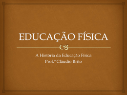 EDUCAÇÃO FÍSICA - Colégio O Bom Pastor
