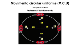 Movimento circular uniforme (M.C.U)