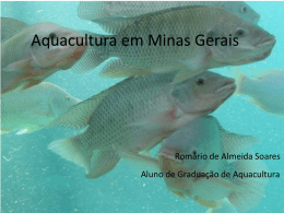 Aquacultura em Minas Gerais