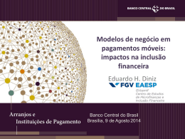Título da Palestra - Banco Central do Brasil
