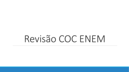 Revisão COC ENEM