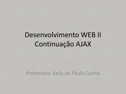 Aula Desenvolvimento WEB cont_AJAX