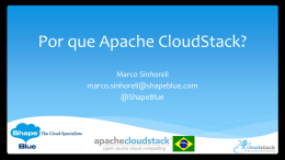 Apache CloudStack 4.1 New Features Deep Dive