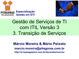 3. Transição de Serviços - Lopes & Gazzani Planejamento Ltda