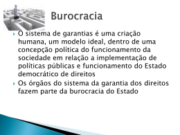 Apresentação em Slides 2 - Burocracia