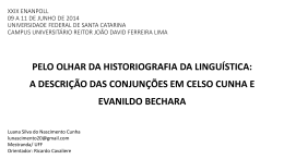 baixar texto - Historiografia da Linguística Brasileira