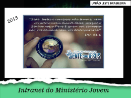 Cadastrar Novo - ministério jovem da união nordeste brasileira