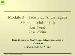 F - Universidade de Aveiro › SWEET