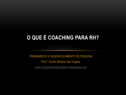 O que é coaching