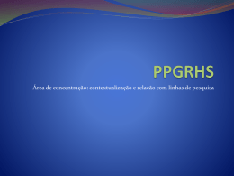 PPGRHS - Universidade Federal de Alagoas