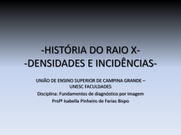 HISTÓRIA DO RAIO X