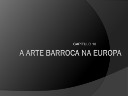 A ARTE BARROCA NA EUROPA