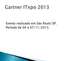 Anexo 7 – Gartner ITxpo 2013