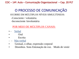 COC - 14a. Aula - Comunicação Organizacional cap 20