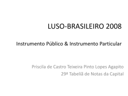 Apresentação III Seminário Luso Brasileiro de Direito