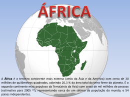 África - Colégio Energia Barreiros
