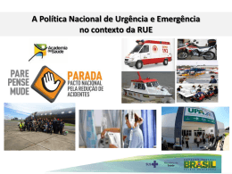 Danilo Carvalho Oliveira - Rede de Urgencia e Emergencia