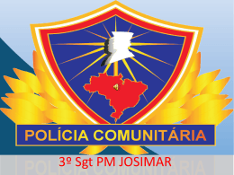 Aula Policia Comunitário SGT Josimar