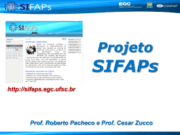 Projeto SIFAPs - Fundação Araucária