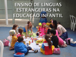 ensino de línguas estrangeiras na educação infantil