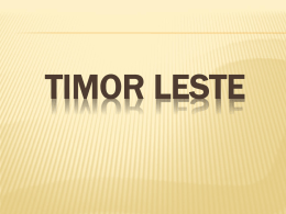 TIMOR -LESTE